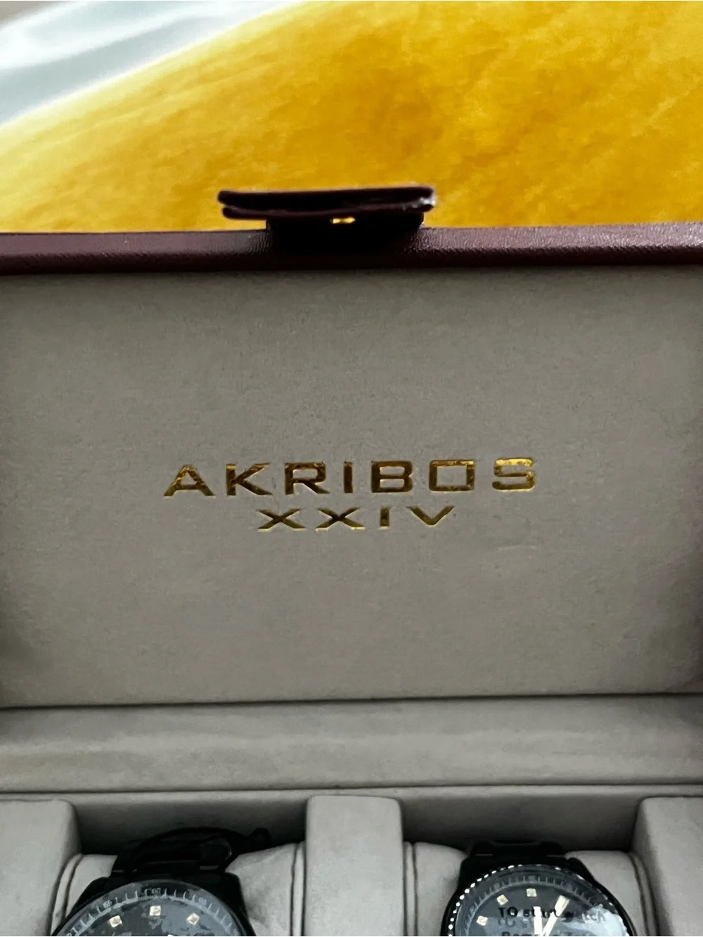 Akribos XXIV His & Hers Diamond Dial Watch Set - NWT